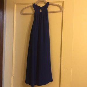 Royal blue cocktail dress
